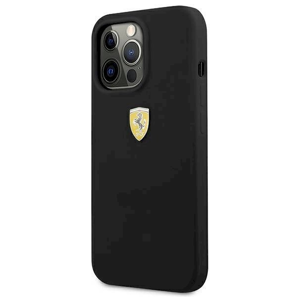 Originalus dėklas Ferrari FESSIHCP13XBK iPhone 13 Pro Max 6.7  Juodas hardcase Silicone 1