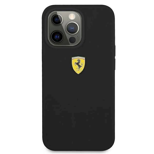 Originalus dėklas Ferrari FESSIHCP13XBK iPhone 13 Pro Max 6.7 Juodas hardcase Silicone 2 Originalus dėklas Ferrari FESSIHCP13XBK iPhone 13 Pro Max 6.7 Juodas hardcase Silicone 2