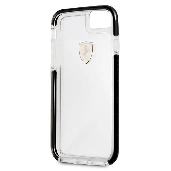 Originalus dėklas Ferrari Hardcase FEGLHCP7BK iPhone 7/8 SE 2020 / SE 2022 Shockproof Permatomas Juodas 3 Originalus dėklas Ferrari Hardcase FEGLHCP7BK iPhone 7/8 SE 2020 / SE 2022 Shockproof Permatomas Juodas 3