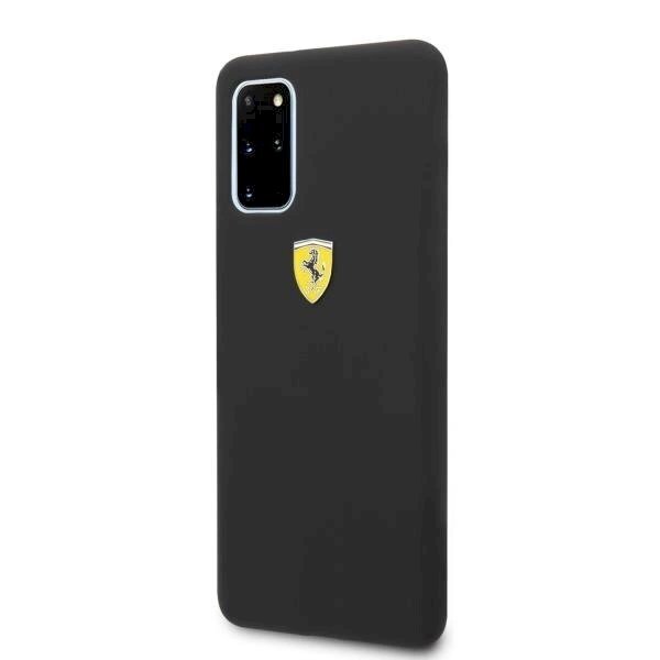 Originalus dėklas Ferrari Hardcase FESSIHCS67BK S20+ G985 Juodas Silicone 1 Originalus dėklas Ferrari Hardcase FESSIHCS67BK S20+ G985 Juodas Silicone 1