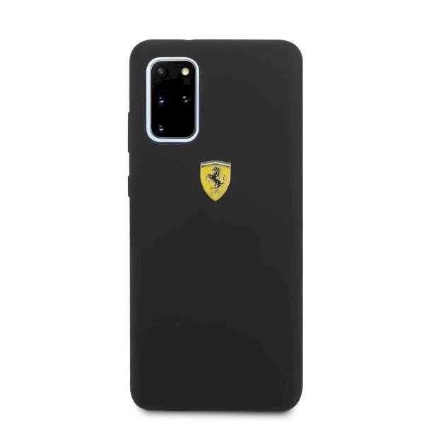 Originalus dėklas Ferrari Hardcase FESSIHCS67BK S20+ G985 Juodas Silicone 2 Originalus dėklas Ferrari Hardcase FESSIHCS67BK S20+ G985 Juodas Silicone 2