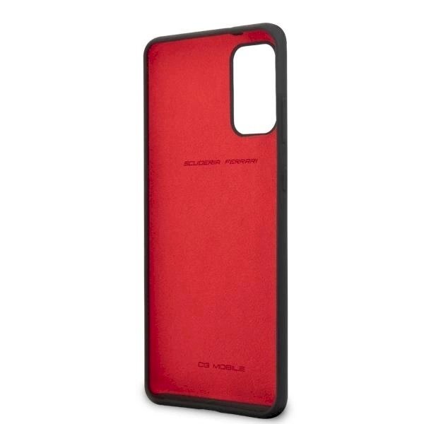 Originalus dėklas Ferrari Hardcase FESSIHCS67BK S20+ G985 Juodas Silicone 5 Originalus dėklas Ferrari Hardcase FESSIHCS67BK S20+ G985 Juodas Silicone 5
