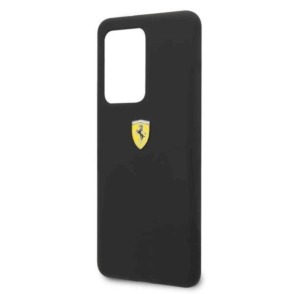 Originalus dėklas Ferrari Hardcase FESSIHCS69BK S20 Ultra G988 Juodas Silicone 4 Originalus dėklas Ferrari Hardcase FESSIHCS69BK S20 Ultra G988 Juodas Silicone 4
