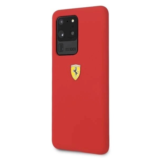 Originalus dėklas Ferrari Hardcase FESSIHCS69RE S20 Ultra G988 Raudonas Silicone 1 Originalus dėklas Ferrari Hardcase FESSIHCS69RE S20 Ultra G988 Raudonas Silicone 1