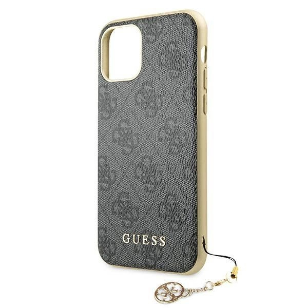Originalus dėklas Guess GUHCN61GF4GGR iPhone 11 6.1  / Xr pilkos spalvos hard case 4G Charms Collection 4 Originalus dėklas Guess GUHCN61GF4GGR iPhone 11 6.1  / Xr pilkos spalvos hard case 4G Charms Collection 4