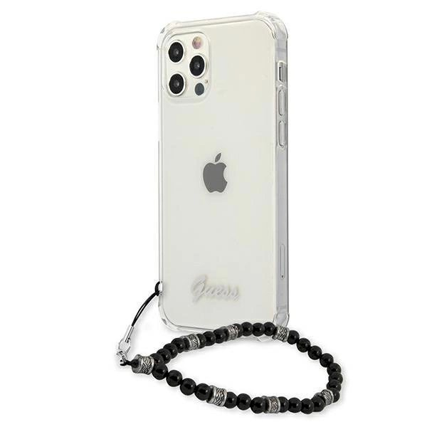 Originalus dėklas Guess GUHCP12MKPSBK iPhone 12/12 Pro 6.1  Permatomas hardcase Juodas Pearl 1 Originalus dėklas Guess GUHCP12MKPSBK iPhone 12/12 Pro 6.1  Permatomas hardcase Juodas Pearl 1