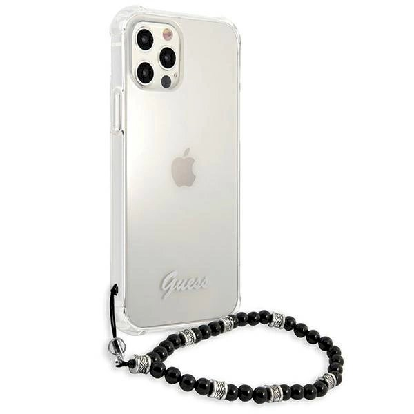Originalus dėklas Guess GUHCP12MKPSBK iPhone 12/12 Pro 6.1  Permatomas hardcase Juodas Pearl 3 Originalus dėklas Guess GUHCP12MKPSBK iPhone 12/12 Pro 6.1  Permatomas hardcase Juodas Pearl 3