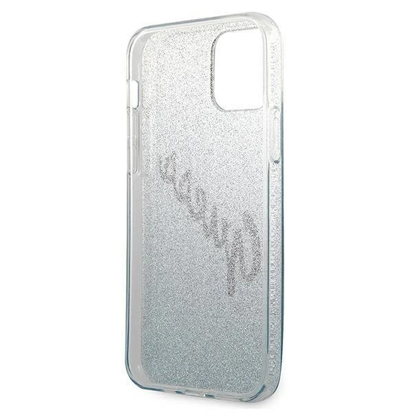 Originalus dėklas Guess GUHCP12SPCUGLSBL iPhone 12 mini 5.4 Mėlynas/Mėlynas Glitter Gradient Script 6 Originalus dėklas Guess GUHCP12SPCUGLSBL iPhone 12 mini 5.4 Mėlynas/Mėlynas Glitter Gradient Script 6