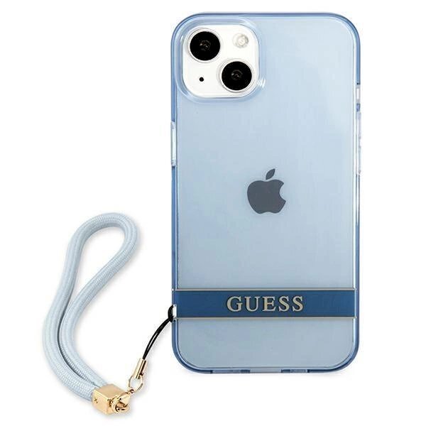 Originalus dėklas Guess GUHCP13MHTSGSB iPhone 13 6.1 Mėlynas / Mėlynas hardcase Translucent Stap 2 Originalus dėklas Guess GUHCP13MHTSGSB iPhone 13 6.1 Mėlynas / Mėlynas hardcase Translucent Stap 2