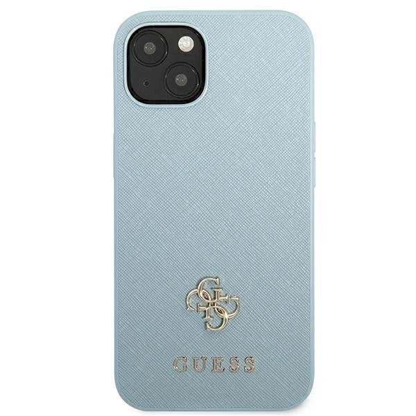 Originalus dėklas Guess GUHCP13MPS4MB iPhone 13 6.1 Mėlynas/Mėlynas hardcase Saffiano 4G Small Metal Logo 2 Originalus dėklas Guess GUHCP13MPS4MB iPhone 13 6.1 Mėlynas/Mėlynas hardcase Saffiano 4G Small Metal Logo 2