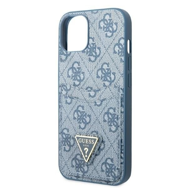 Originalus dėklas Guess GUHCP13SP4TPB iPhone 13 mini 5.4 Mėlynas/Mėlynas hardcase 4G Triangle Logo Cardslot 5 Originalus dėklas Guess GUHCP13SP4TPB iPhone 13 mini 5.4 Mėlynas/Mėlynas hardcase 4G Triangle Logo Cardslot 5