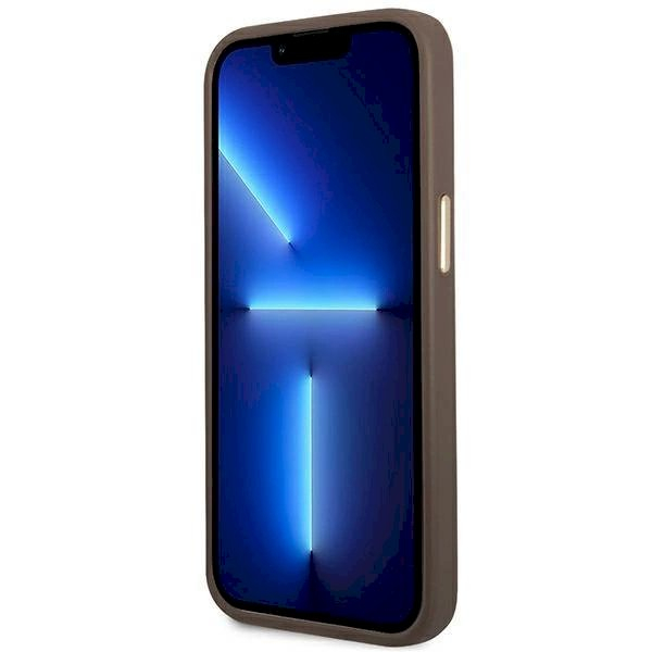 Originalus dėklas Guess GUHCP14LHG4SHW iPhone 14 Pro 6.1 Rudas / Rudas hard case 4G Vintage Gold Logo 4 Originalus dėklas Guess GUHCP14LHG4SHW iPhone 14 Pro 6.1 Rudas / Rudas hard case 4G Vintage Gold Logo 4