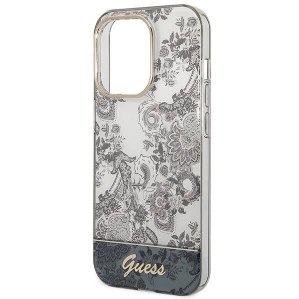 Originalus dėklas Guess GUHCP14LHGPLHG iPhone 14 Pro 6.1 Pilkas hardcase Porcelain Collection 5 Originalus dėklas Guess GUHCP14LHGPLHG iPhone 14 Pro 6.1 Pilkas hardcase Porcelain Collection 5