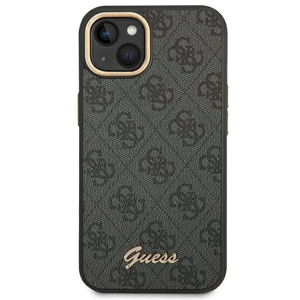 Originalus dėklas Guess GUHCP14MHG4SHK iPhone 14 Plus 6.7 Juodas hard case 4G Vintage Gold Logo 2 Originalus dėklas Guess GUHCP14MHG4SHK iPhone 14 Plus 6.7 Juodas hard case 4G Vintage Gold Logo 2