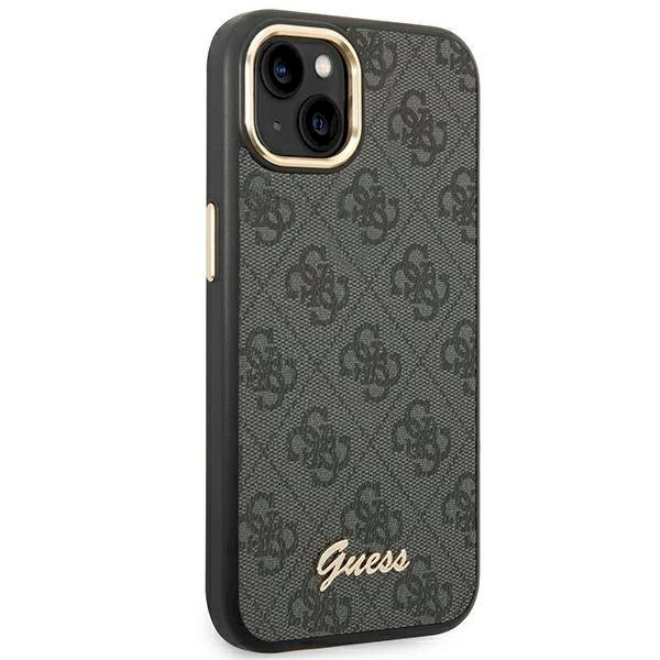 Originalus dėklas Guess GUHCP14MHG4SHK iPhone 14 Plus 6.7 Juodas hard case 4G Vintage Gold Logo 3 Originalus dėklas Guess GUHCP14MHG4SHK iPhone 14 Plus 6.7 Juodas hard case 4G Vintage Gold Logo 3