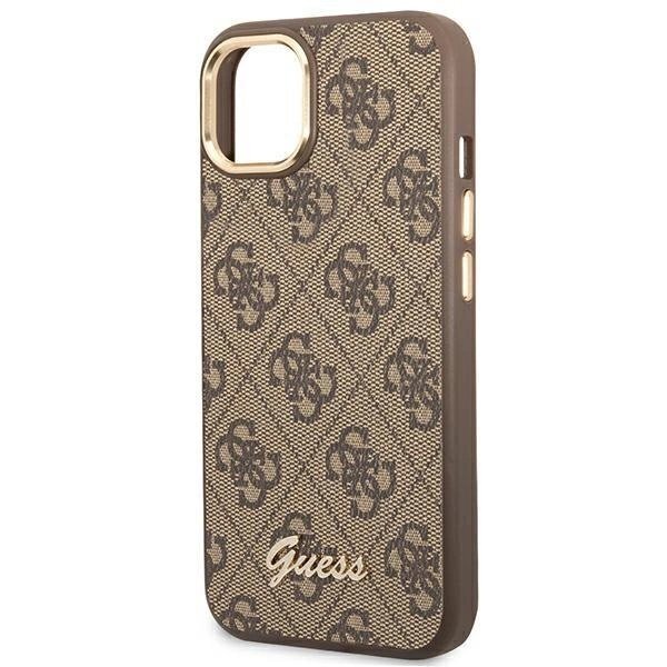 Originalus dėklas Guess GUHCP14MHG4SHW iPhone 14 Plus 6.7 Rudas / Rudas hard case 4G Vintage Gold Logo 5 Originalus dėklas Guess GUHCP14MHG4SHW iPhone 14 Plus 6.7 Rudas / Rudas hard case 4G Vintage Gold Logo 5