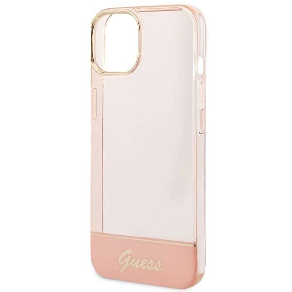 Originalus dėklas Guess GUHCP14MHGCOP iPhone 14 Plus 6.7 rožinis / rožinis hardcase Translucent 5 Originalus dėklas Guess GUHCP14MHGCOP iPhone 14 Plus 6.7 rožinis / rožinis hardcase Translucent 5