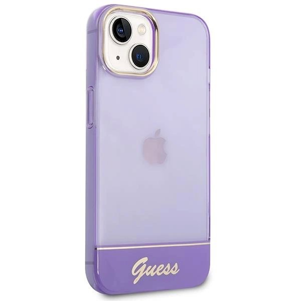 Originalus dėklas Guess GUHCP14MHGCOU iPhone 14 Plus 6.7 violetinis hardcase Translucent 3 Originalus dėklas Guess GUHCP14MHGCOU iPhone 14 Plus 6.7 violetinis hardcase Translucent 3