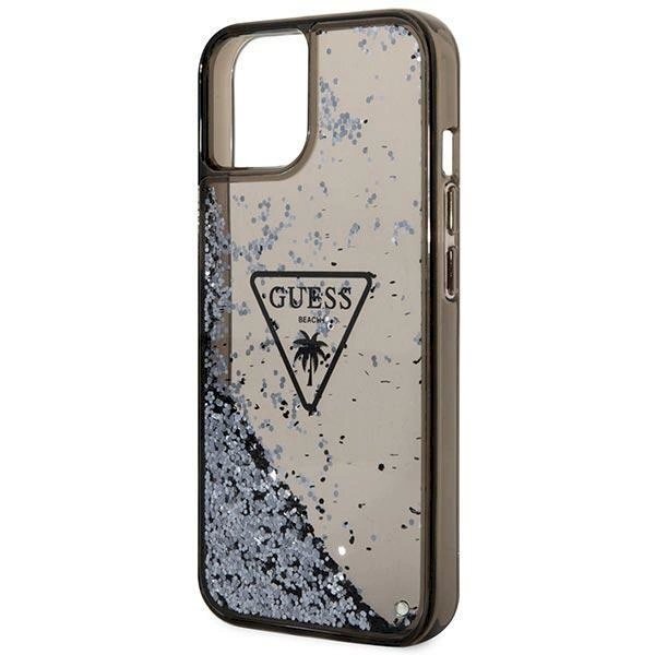 Originalus dėklas Guess GUHCP14MLFCTPK iPhone 14 Plus 6.7  Juodas hardcase Liquid Glitter Palm Collection 5 Originalus dėklas Guess GUHCP14MLFCTPK iPhone 14 Plus 6.7  Juodas hardcase Liquid Glitter Palm Collection 5