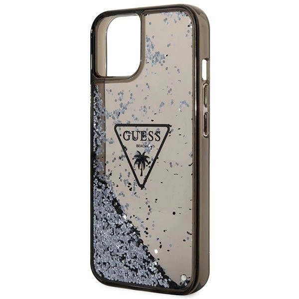 Originalus dėklas Guess GUHCP14SLFCTPK iPhone 14 6.1 Juodas hardcase Liquid Glitter Palm Collection 5 Originalus dėklas Guess GUHCP14SLFCTPK iPhone 14 6.1 Juodas hardcase Liquid Glitter Palm Collection 5