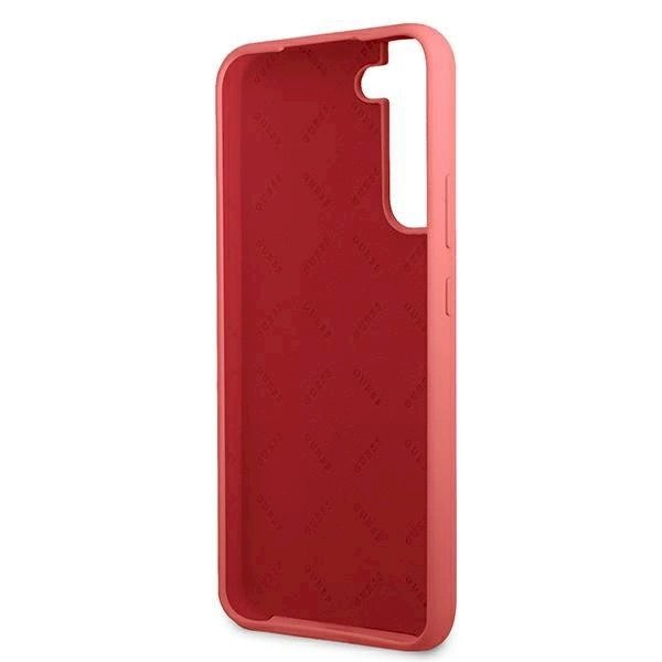Originalus dėklas Guess GUHCS22MLSLMGFU S22+ S906 Rožinis hardcase Silicone Script Metal Logo 6 Originalus dėklas Guess GUHCS22MLSLMGFU S22+ S906 Rožinis hardcase Silicone Script Metal Logo 6