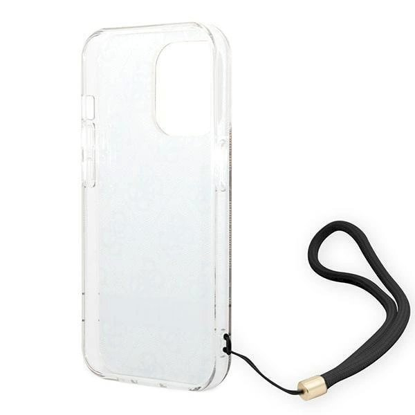 Originalus dėklas Guess GUOHCP14LH4STW iPhone 14 Pro 6.1 Rudas / Rudas hardcase 4G Print Strap 5 Originalus dėklas Guess GUOHCP14LH4STW iPhone 14 Pro 6.1 Rudas / Rudas hardcase 4G Print Strap 5