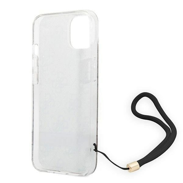 Originalus dėklas Guess GUOHCP14MH4STW iPhone 14 Plus 6.7 Rudas / Rudas hardcase 4G Print Strap 6 Originalus dėklas Guess GUOHCP14MH4STW iPhone 14 Plus 6.7 Rudas / Rudas hardcase 4G Print Strap 6