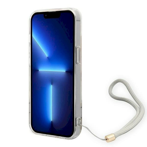 Originalus dėklas Guess GUOHCP14MHFLSU iPhone 14 Plus 6.7 Violetinis hardcase Flower Strap 3 Originalus dėklas Guess GUOHCP14MHFLSU iPhone 14 Plus 6.7 Violetinis hardcase Flower Strap 3