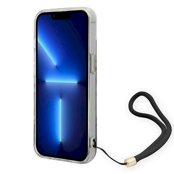 Originalus dėklas Guess GUOHCP14SHFLSB iPhone 14 6.1 Mėlynas / Mėlynas hardcase Flower Strap 3 Originalus dėklas Guess GUOHCP14SHFLSB iPhone 14 6.1 Mėlynas / Mėlynas hardcase Flower Strap 3