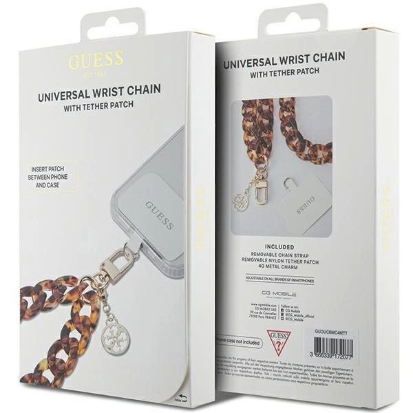 Originalus dėklas Guess GUOUCBMC4MT Universal Big Hand Strap Acetate Acrylic 4G Charm Case 1 Originalus dėklas Guess GUOUCBMC4MT Universal Big Hand Strap Acetate Acrylic 4G Charm Case 1