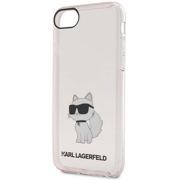 Originalus dėklas Karl Lagerfeld KLHCI8HNCHTCP iPhone 7/8/ SE 2020 / SE 2022 rožinis/rožinis hardcase Ikonik Choupette 2 Originalus dėklas Karl Lagerfeld KLHCI8HNCHTCP iPhone 7/8/ SE 2020 / SE 2022 rožinis/rožinis hardcase Ikonik Choupette 2