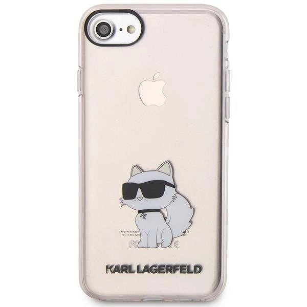Originalus dėklas Karl Lagerfeld KLHCI8HNCHTCP iPhone 7/8/ SE 2020 / SE 2022 rožinis/rožinis hardcase Ikonik Choupette 4 Originalus dėklas Karl Lagerfeld KLHCI8HNCHTCP iPhone 7/8/ SE 2020 / SE 2022 rožinis/rožinis hardcase Ikonik Choupette 4