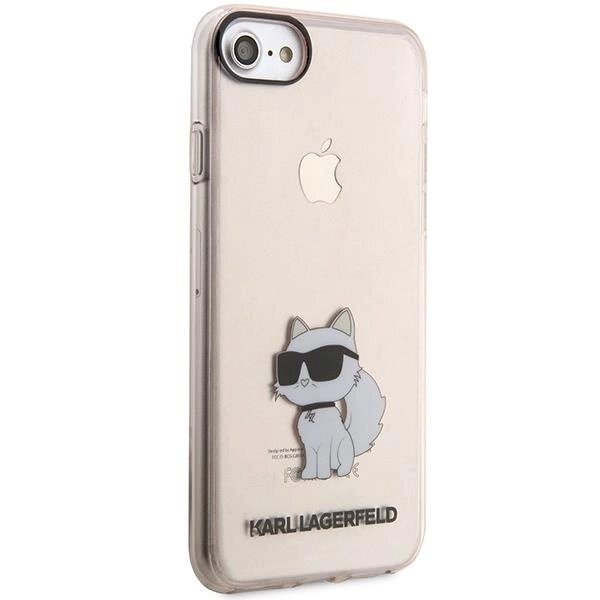 Originalus dėklas Karl Lagerfeld KLHCI8HNCHTCP iPhone 7/8/ SE 2020 / SE 2022 rožinis/rožinis hardcase Ikonik Choupette 5 Originalus dėklas Karl Lagerfeld KLHCI8HNCHTCP iPhone 7/8/ SE 2020 / SE 2022 rožinis/rožinis hardcase Ikonik Choupette 5