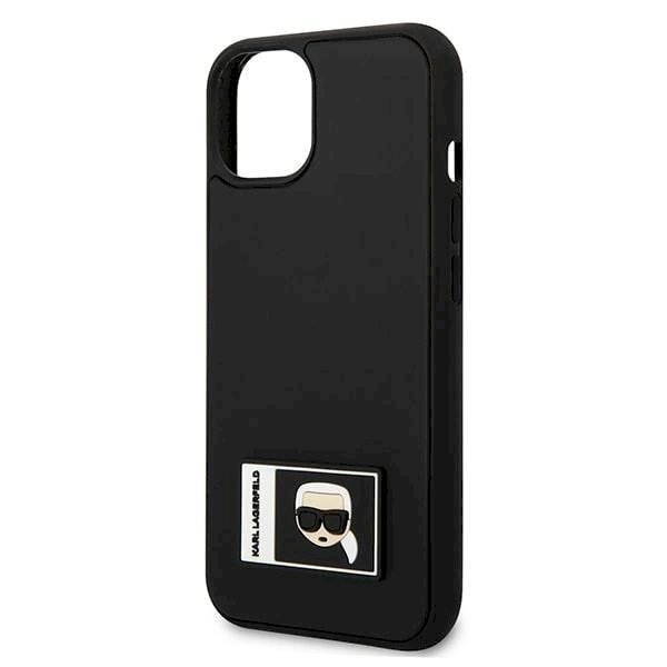 Originalus dėklas Karl Lagerfeld KLHCP13M3DKPK iPhone 13 6,1" Juodas hardcase Ikonik Patch 5 Originalus dėklas Karl Lagerfeld KLHCP13M3DKPK iPhone 13 6,1" Juodas hardcase Ikonik Patch 5