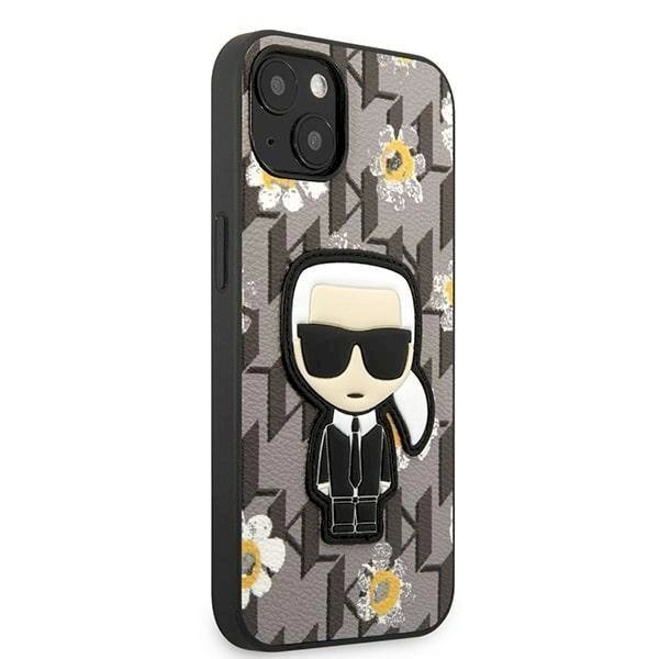 Originalus dėklas Karl Lagerfeld KLHCP13MPMNFIK1 iPhone 13 6.1 Pilkas Flower Ikonik Karl 3 Originalus dėklas Karl Lagerfeld KLHCP13MPMNFIK1 iPhone 13 6.1 Pilkas Flower Ikonik Karl 3