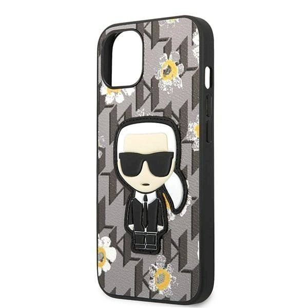 Originalus dėklas Karl Lagerfeld KLHCP13MPMNFIK1 iPhone 13 6.1 Pilkas Flower Ikonik Karl 5 Originalus dėklas Karl Lagerfeld KLHCP13MPMNFIK1 iPhone 13 6.1 Pilkas Flower Ikonik Karl 5