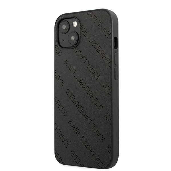 Originalus dėklas Karl Lagerfeld KLHCP13SPTLK iPhone 13 mini 5,4 hardcase Juodas Perforated Allover 1 Originalus dėklas Karl Lagerfeld KLHCP13SPTLK iPhone 13 mini 5,4 hardcase Juodas Perforated Allover 1
