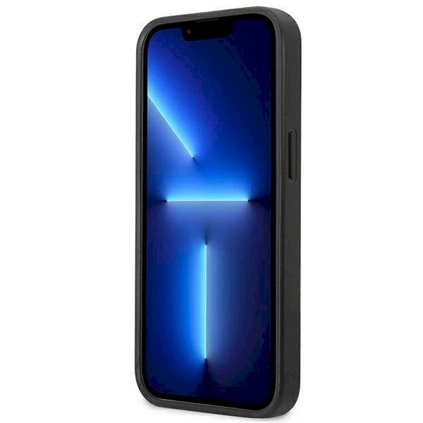 Originalus dėklas Karl Lagerfeld KLHCP13SSFMP2DG iPhone 13 mini 5,4 hardcase silver / silver Saffiano Plaque 4 Originalus dėklas Karl Lagerfeld KLHCP13SSFMP2DG iPhone 13 mini 5,4 hardcase silver / silver Saffiano Plaque 4