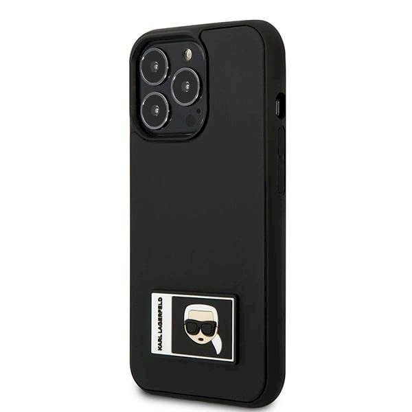 Originalus dėklas Karl Lagerfeld KLHCP13X3DKPK iPhone 13 Pro Max 6,7" Juodas hardcase Ikonik Patch 1 Originalus dėklas Karl Lagerfeld KLHCP13X3DKPK iPhone 13 Pro Max 6,7" Juodas hardcase Ikonik Patch 1
