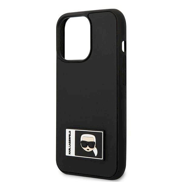 Originalus dėklas Karl Lagerfeld KLHCP13X3DKPK iPhone 13 Pro Max 6,7" Juodas hardcase Ikonik Patch 5 Originalus dėklas Karl Lagerfeld KLHCP13X3DKPK iPhone 13 Pro Max 6,7" Juodas hardcase Ikonik Patch 5