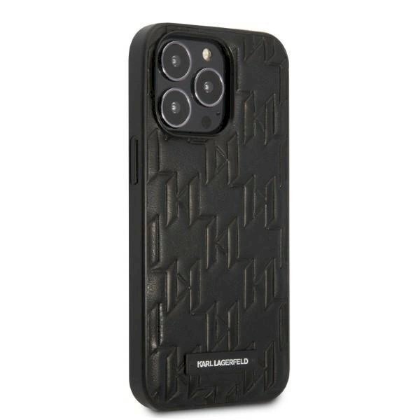 Originalus dėklas Karl Lagerfeld KLHCP13XMNMP1K iPhone 13 Pro Max 6,7" hardcase Juodas Monogram Plaque 3 Originalus dėklas Karl Lagerfeld KLHCP13XMNMP1K iPhone 13 Pro Max 6,7" hardcase Juodas Monogram Plaque 3