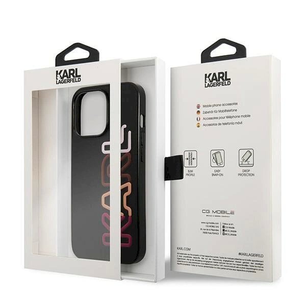 Originalus dėklas Karl Lagerfeld KLHCP13XPCOBK iPhone 13 Pro Max 6,7"  Juodas hardcase Multirožinis Brand 7 Originalus dėklas Karl Lagerfeld KLHCP13XPCOBK iPhone 13 Pro Max 6,7"  Juodas hardcase Multirožinis Brand 7