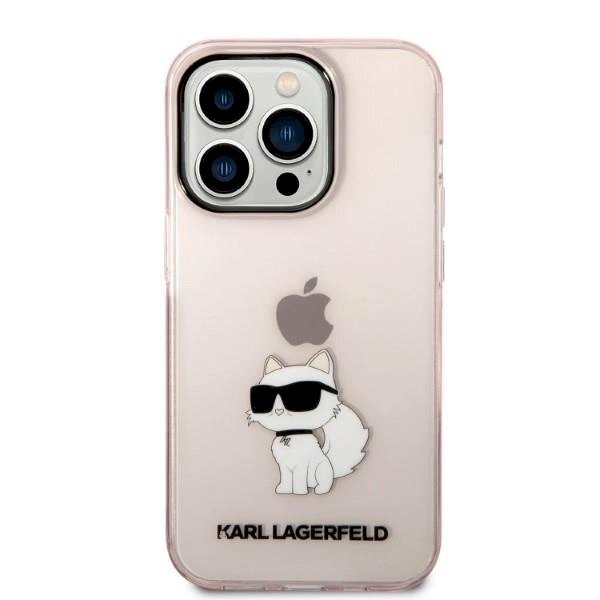Originalus dėklas Karl Lagerfeld KLHCP14LHNCHTCP iPhone 14 Pro 6.1  rožinis/rožinis hardcase Ikonik Choupette 2 Originalus dėklas Karl Lagerfeld KLHCP14LHNCHTCP iPhone 14 Pro 6.1  rožinis/rožinis hardcase Ikonik Choupette 2