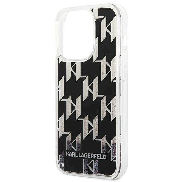 Originalus dėklas Karl Lagerfeld KLHCP14LLMNMK iPhone 14 Pro 6.1 hardcase Juodas Liquid Glitter Monogram 5 Originalus dėklas Karl Lagerfeld KLHCP14LLMNMK iPhone 14 Pro 6.1 hardcase Juodas Liquid Glitter Monogram 5