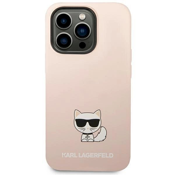 Originalus dėklas Karl Lagerfeld KLHCP14LSLCTPI iPhone 14 Pro 6.1 hardcase light rožinis / light rožinis Silicone Choupette Body 2 Originalus dėklas Karl Lagerfeld KLHCP14LSLCTPI iPhone 14 Pro 6.1 hardcase light rožinis / light rožinis Silicone Choupette Body 2