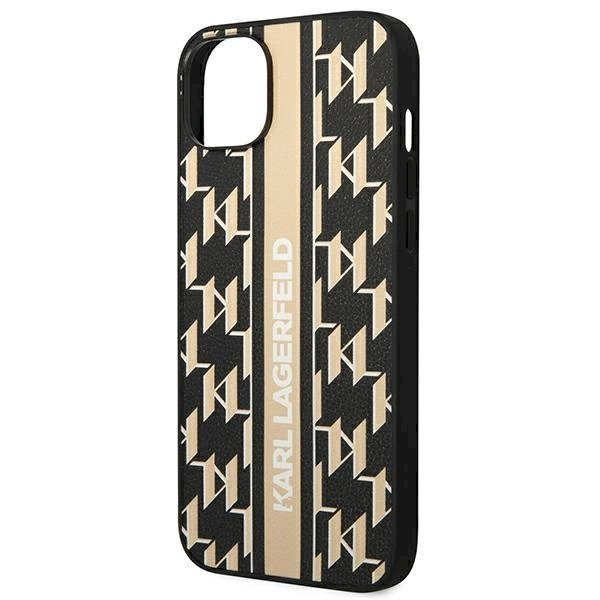 Originalus dėklas Karl Lagerfeld KLHCP14MPGKLSKW iPhone 14 Plus 6,7 hardcase Rudas / Rudas Monogram Stripe 5 Originalus dėklas Karl Lagerfeld KLHCP14MPGKLSKW iPhone 14 Plus 6,7 hardcase Rudas / Rudas Monogram Stripe 5