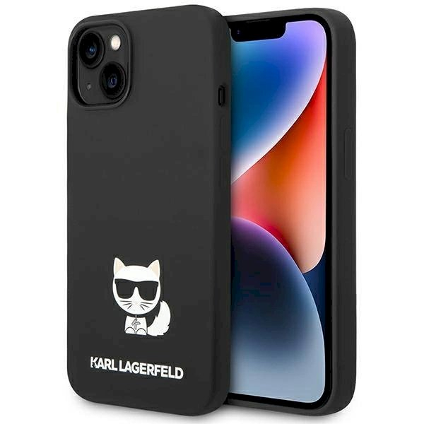 Originalus dėklas Karl Lagerfeld KLHCP14MSLCTBK iPhone 14 Plus 6.7 hardcase Juodas Silicone Choupette Body Originalus dėklas Karl Lagerfeld KLHCP14MSLCTBK iPhone 14 Plus 6.7 hardcase Juodas Silicone Choupette Body
