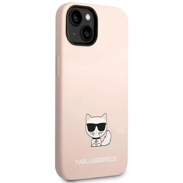 Originalus dėklas Karl Lagerfeld KLHCP14MSLCTPI iPhone 14 Plus 6.7 hardcase light rožinis / light rožinis Silicone Choupette Body 3 Originalus dėklas Karl Lagerfeld KLHCP14MSLCTPI iPhone 14 Plus 6.7 hardcase light rožinis / light rožinis Silicone Choupette Body 3