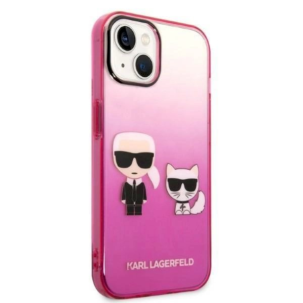 Originalus dėklas Karl Lagerfeld KLHCP14MTGKCP iPhone 14 Plus 6,7" hardcase /rožinis Gradient Ikonik Karl & Choupette 3 Originalus dėklas Karl Lagerfeld KLHCP14MTGKCP iPhone 14 Plus 6,7" hardcase /rožinis Gradient Ikonik Karl & Choupette 3