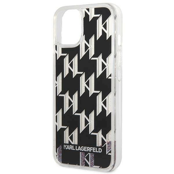 Originalus dėklas Karl Lagerfeld KLHCP14SLMNMK iPhone 14 6.1 hardcase Juodas Liquid Glitter Monogram 5 Originalus dėklas Karl Lagerfeld KLHCP14SLMNMK iPhone 14 6.1 hardcase Juodas Liquid Glitter Monogram 5